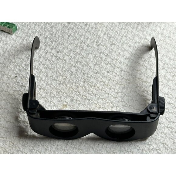 Binocular Glasses Telescope Fishing Adjustable Folding Eyewear Costume Prop - Picture 1 of 10